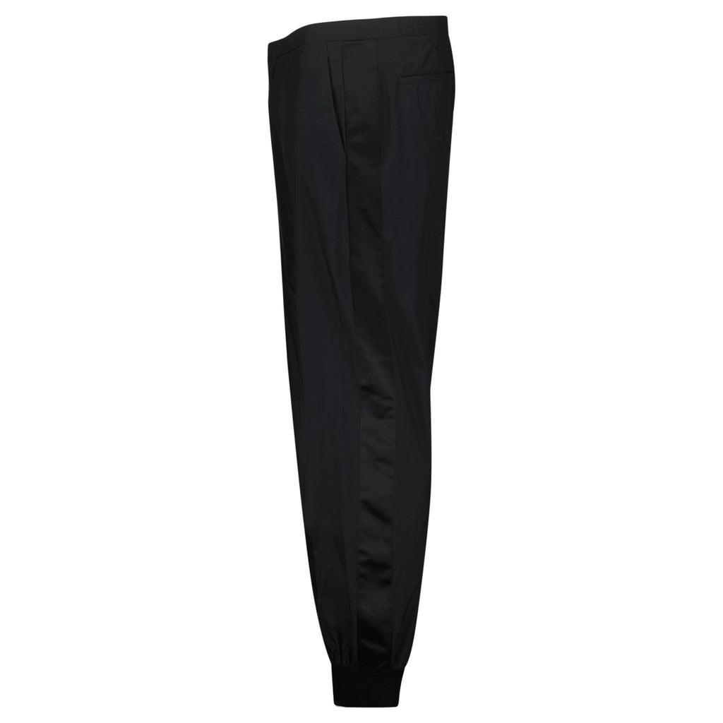 Prada Silk-Blend Trousers in Black