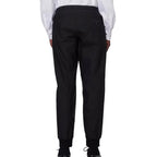 Prada Silk-Blend Trousers in Black