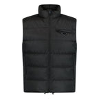 Prada Triangle Logo Gilet Black