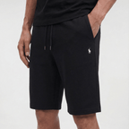 Ralph Lauren Double-Knit Shorts in Black