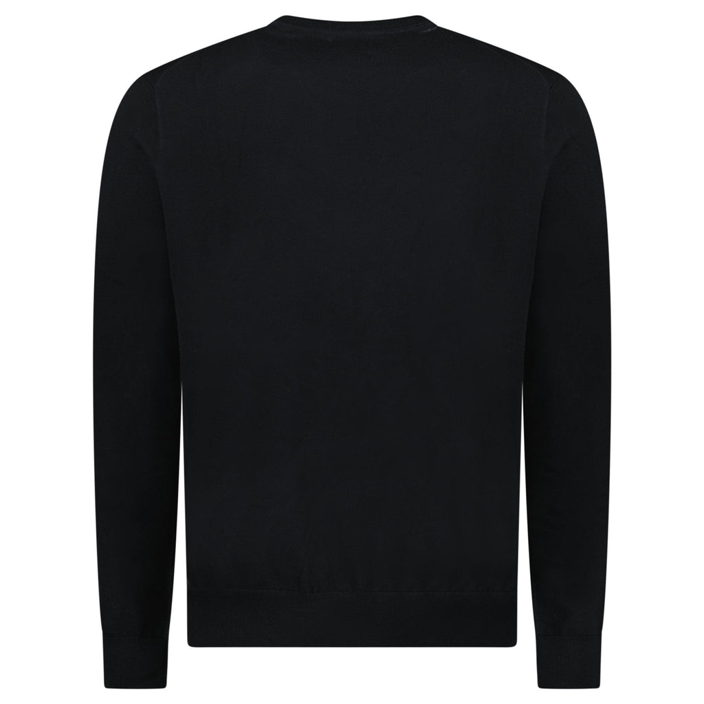 Ralph Lauren Slim Fit Cotton Jumper in Black