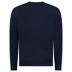Ralph Lauren Slim Fit Cotton Jumper in Navy
