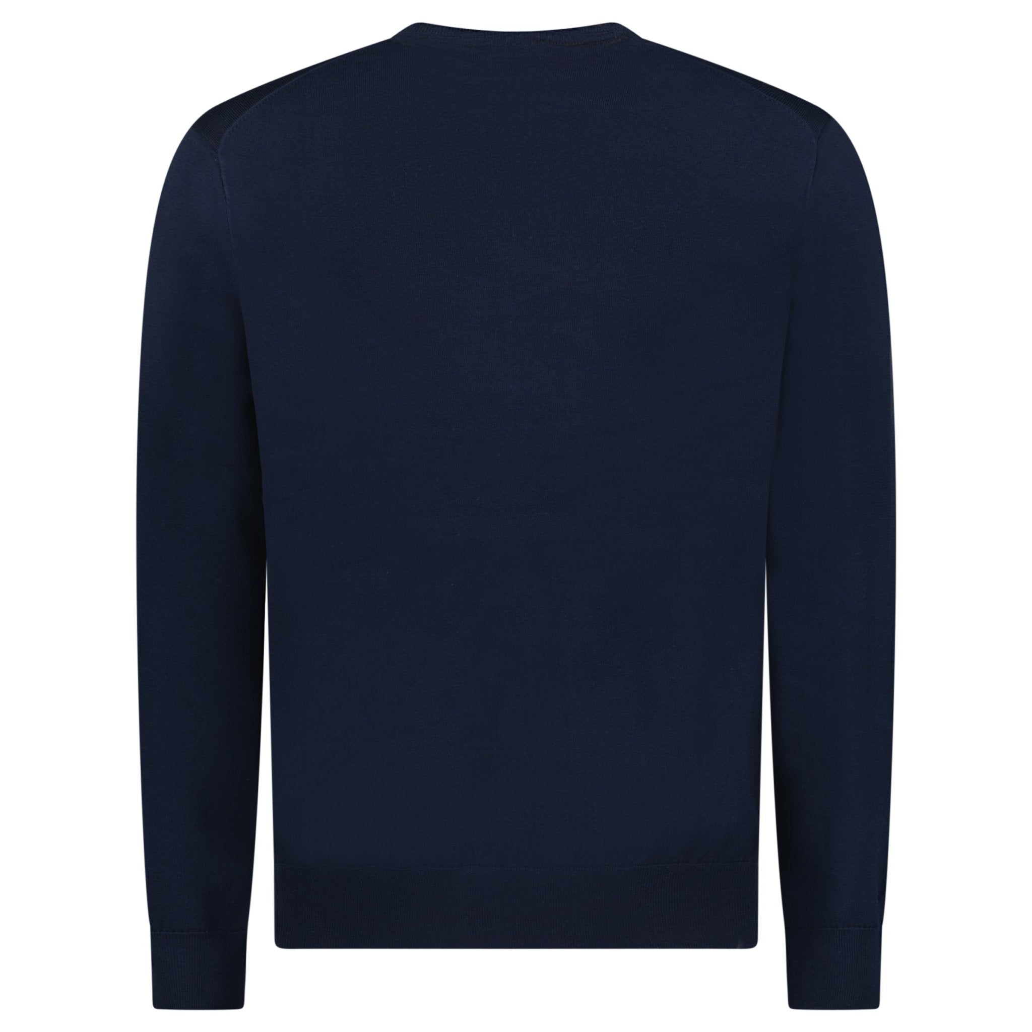 Ralph Lauren Slim Fit Cotton Jumper in Navy