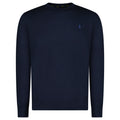 Ralph Lauren Slim Fit Cotton Jumper in Navy