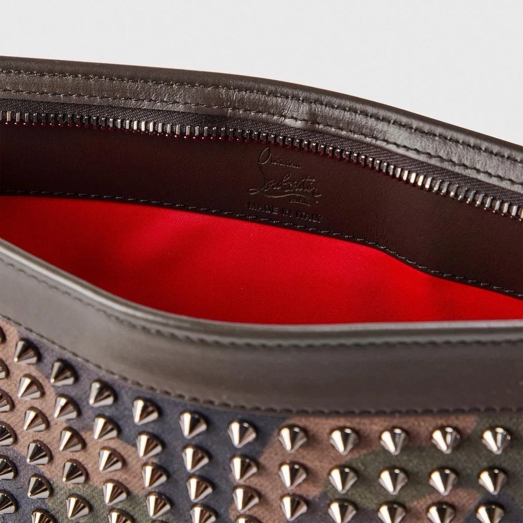Christian Louboutin Funky Crossbody Bag in Café Green Met