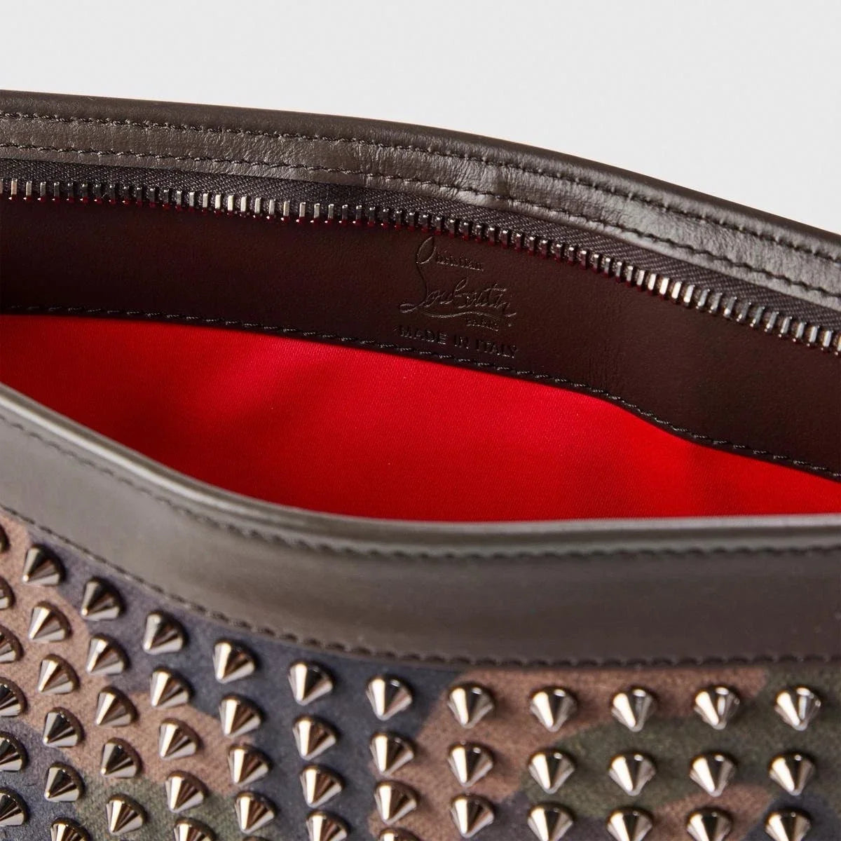 Christian Louboutin Funky Crossbody Bag in Café Green Met