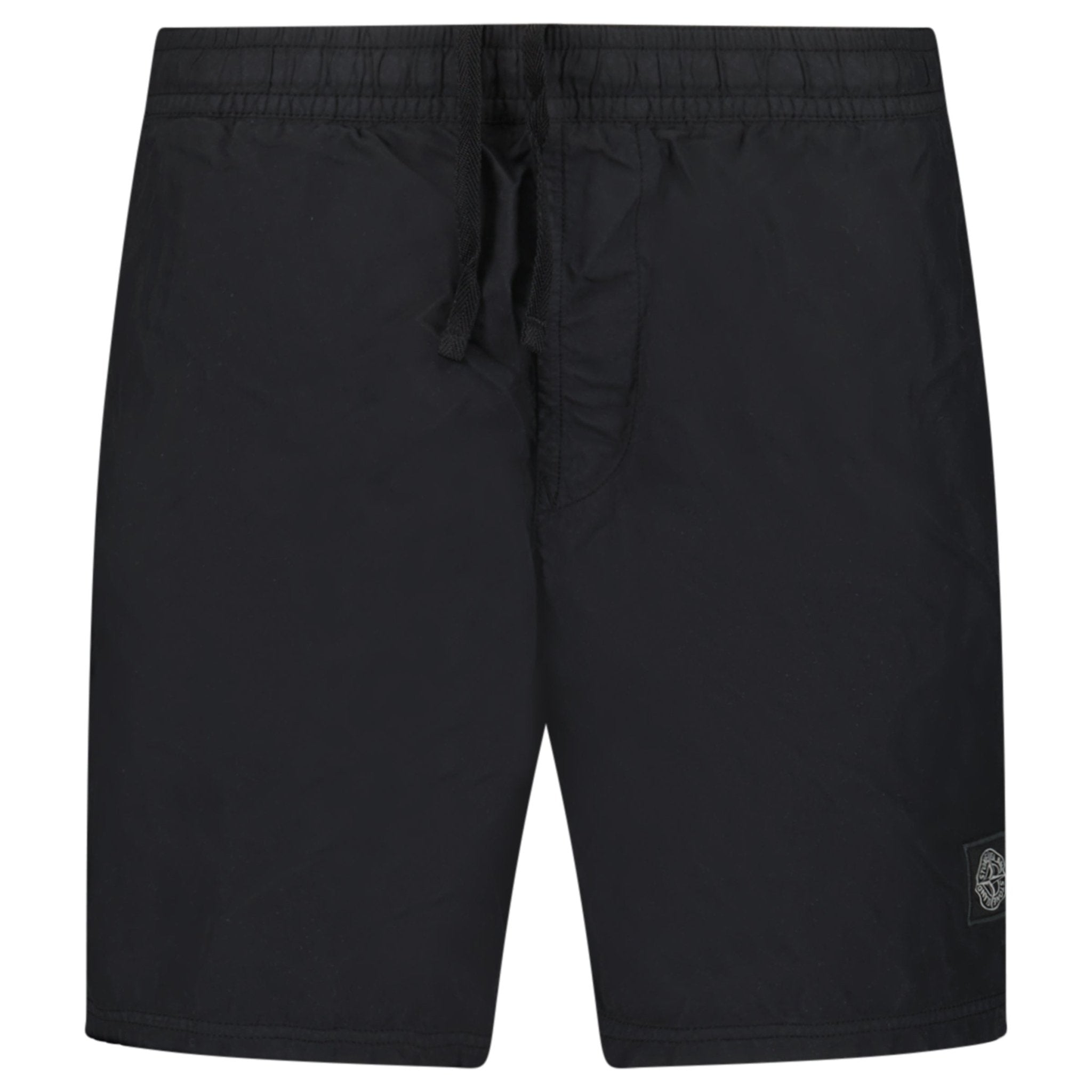 Stone Island Brushed Nylon Swim Shorts in Black