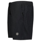 Stone Island Brushed Nylon Swim Shorts in Black
