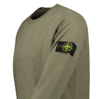 Stone Island Brushed Organic Cotton Sweatshirt Walnut Brown