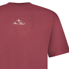 Stone Island Combed Organic Cotton Jersey T-Shirt in Burgundy