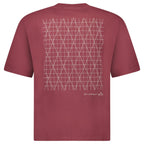 Stone Island Combed Organic Cotton Jersey T-Shirt in Burgundy