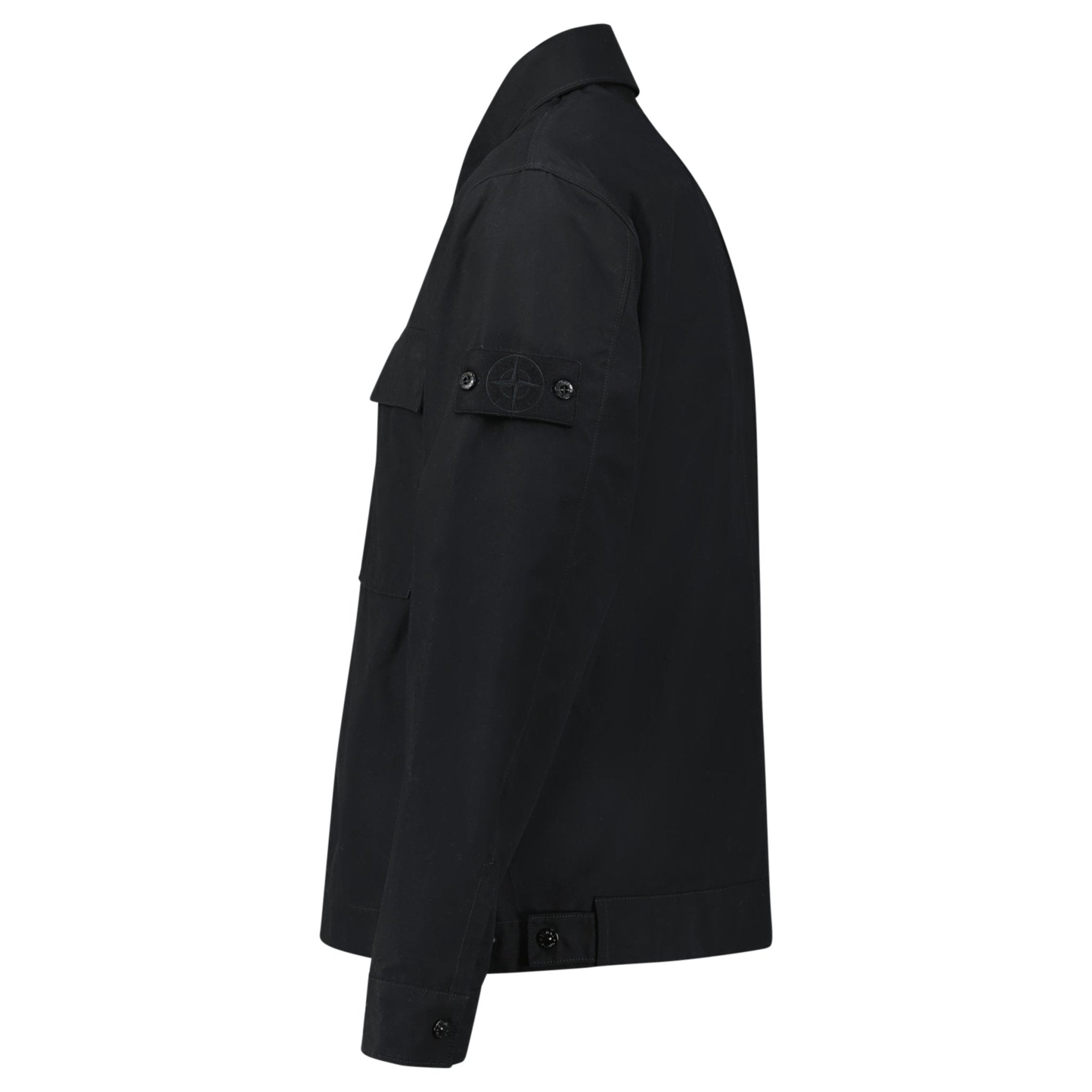 Stone Island Comfort-fit Overshirt Black