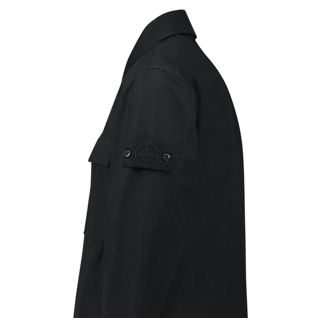 Stone Island Comfort-fit Overshirt Black