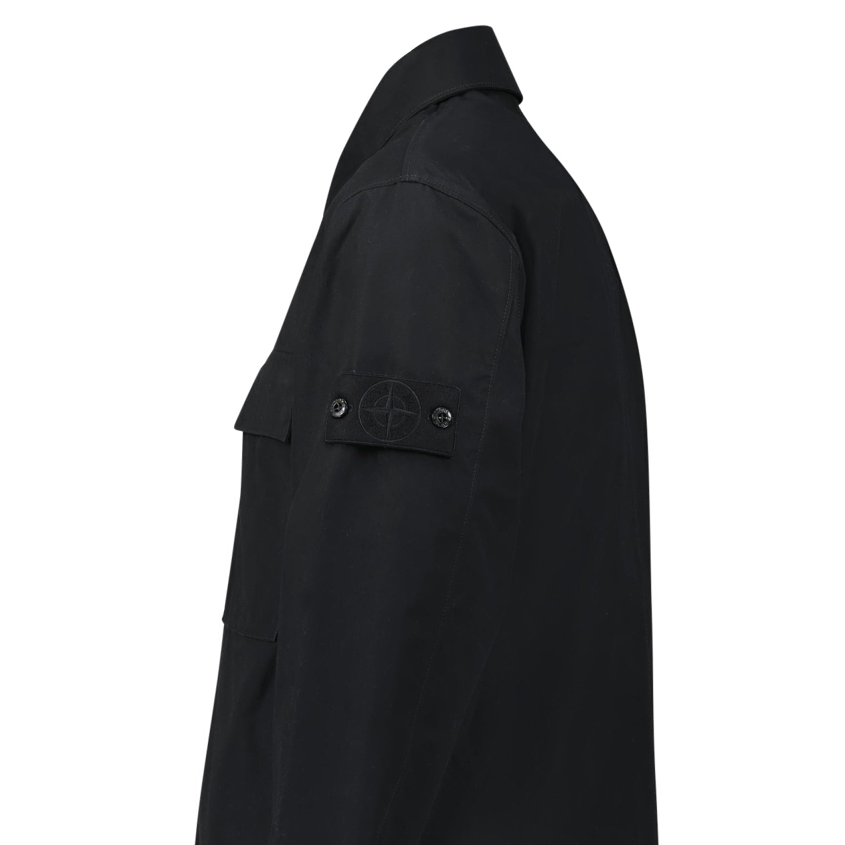 Stone Island Comfort-fit Overshirt Black