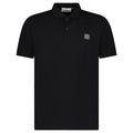 Stone Island Compass Badge Polo T-Shirt Regular Fit Black