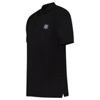 Stone Island Compass Badge Polo T-Shirt Regular Fit Black