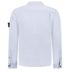 Stone Island Cotton Micro-Corduroy Overshirt in Avio Blue