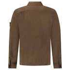 Stone Island Cotton Micro-Corduroy Overshirt in Shadow Brown