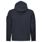 Stone Island Crinkle Reps NY Hooded Jacket in Navy