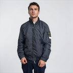 Stone Island Crinkle Reps NY Jacket in Navy Blue