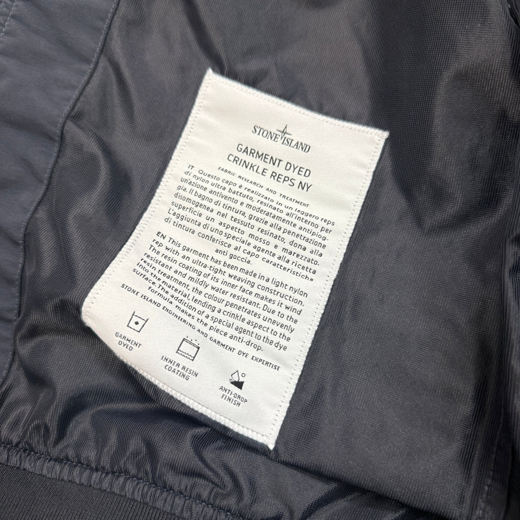 Stone Island Crinkle Reps NY Jacket in Navy Blue
