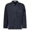 Stone Island Crinkle Reps NY Padded Overshirt in Navy