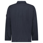 Stone Island Crinkle Reps NY Padded Overshirt in Navy