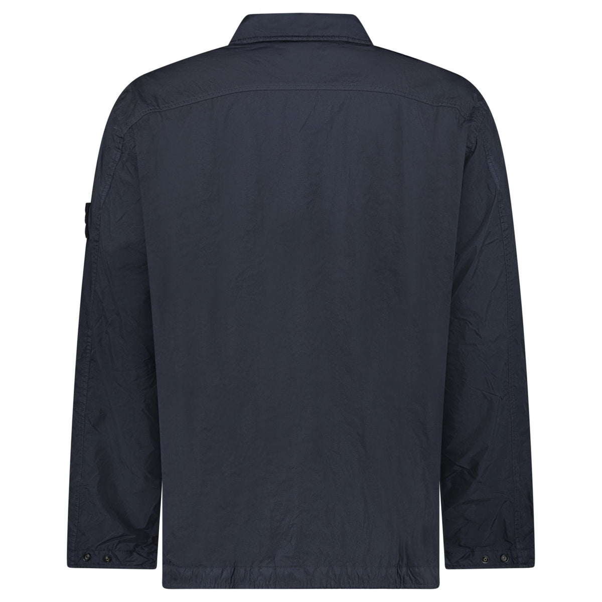 Stone Island Crinkle Reps NY Padded Overshirt in Navy