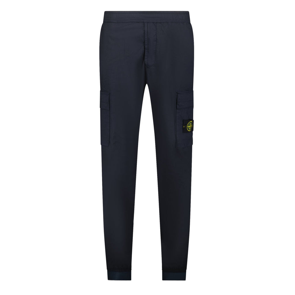 Stone Island Cuffed Cargo Trousers Navy
