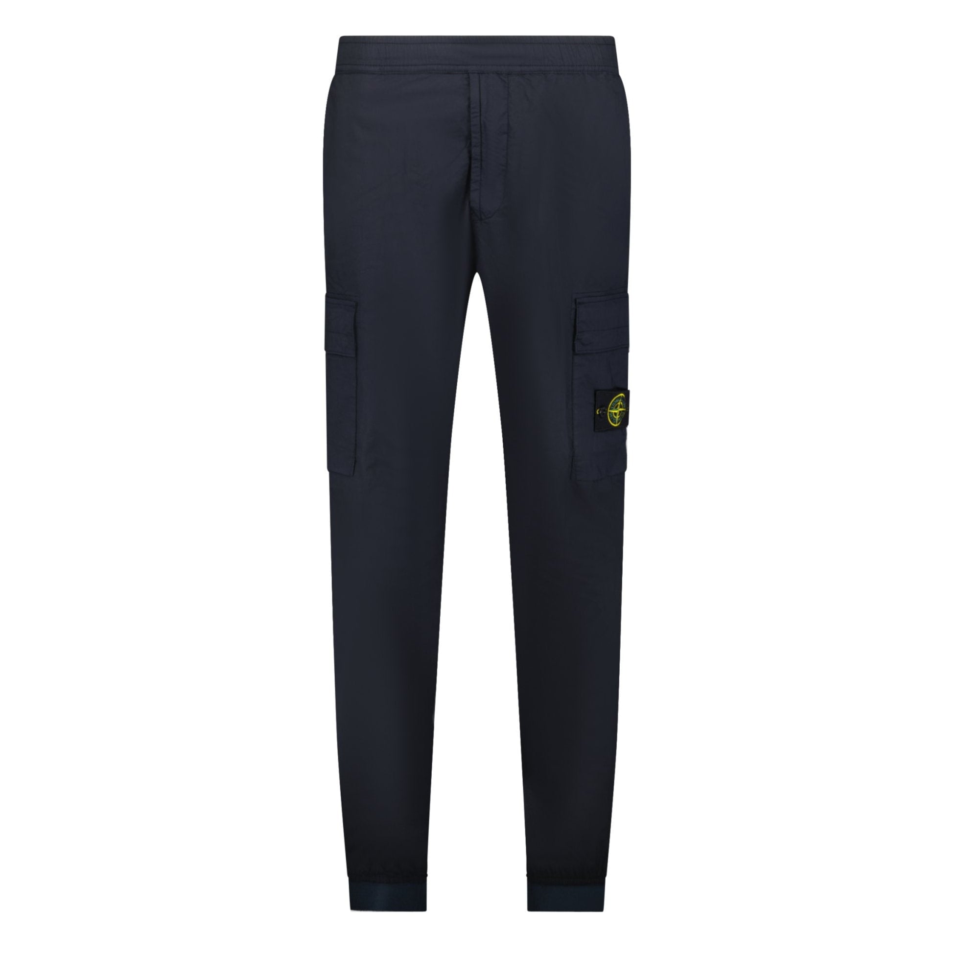 Stone Island Cuffed Cargo Trousers Navy