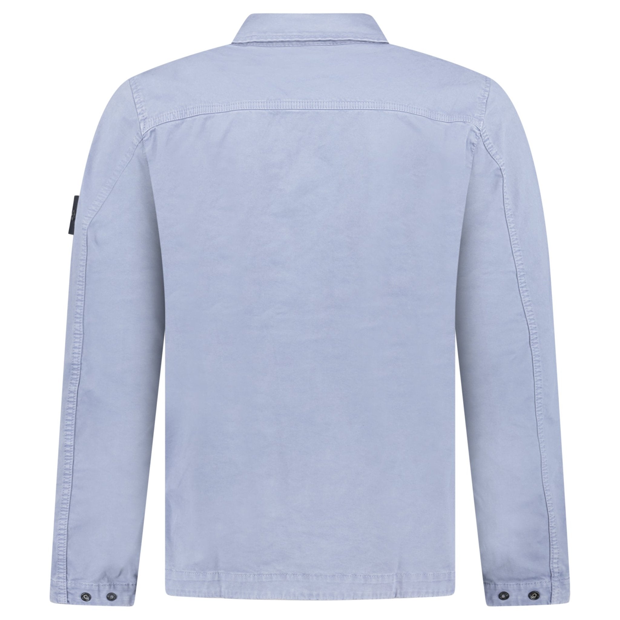Stone Island Dense Cotton Twill-TC Overshirt in Air Force Blue