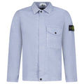 Stone Island Dense Cotton Twill-TC Overshirt in Air Force Blue