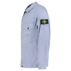 Stone Island Dense Cotton Twill-TC Overshirt in Air Force Blue
