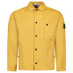 Stone Island Double-Coated Cotton Ripstop Overshirt in Mustard