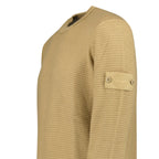 Stone Island Ghost Cotton Cashmere Crewneck Jumper in Dark Beige