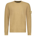 Stone Island Ghost Cotton Cashmere Crewneck Jumper in Dark Beige