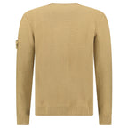 Stone Island Ghost Cotton Cashmere Crewneck Jumper in Dark Beige