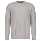 Stone Island Ghost Cotton Cashmere Crewneck Jumper in Dust Grey