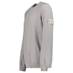 Stone Island Ghost Cotton Cashmere Crewneck Jumper in Dust Grey
