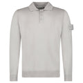 Stone Island Ghost Wool Polo-Shirt Dust Grey