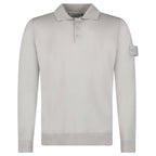 Stone Island Ghost Wool Polo-Shirt Dust Grey