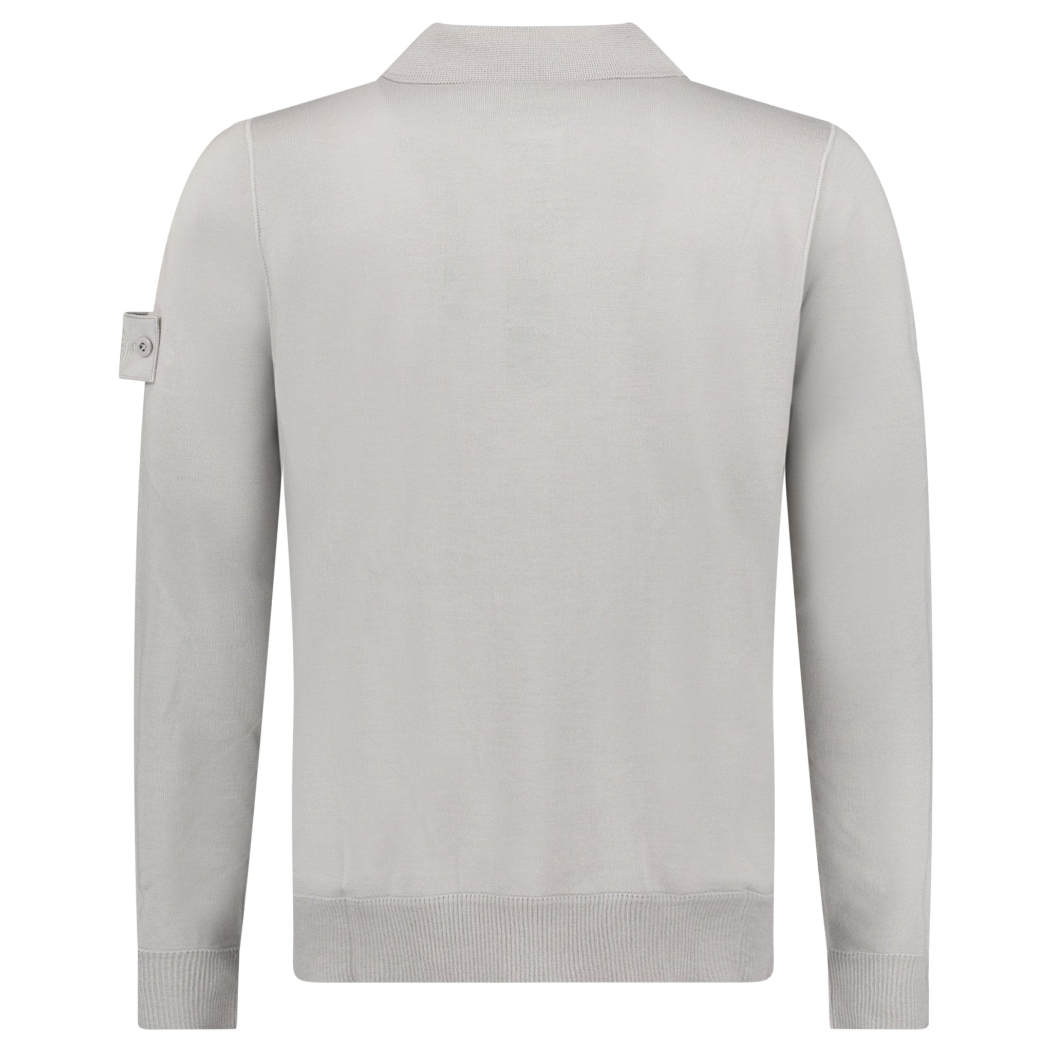 Stone Island Ghost Wool Polo-Shirt Dust Grey