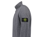 Stone Island Half-Zip Jumper in Cement Grey
