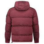Stone Island Hooded ECONYL®  Down Parka in Burgundy