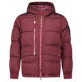 Stone Island Hooded ECONYL®  Down Parka in Burgundy