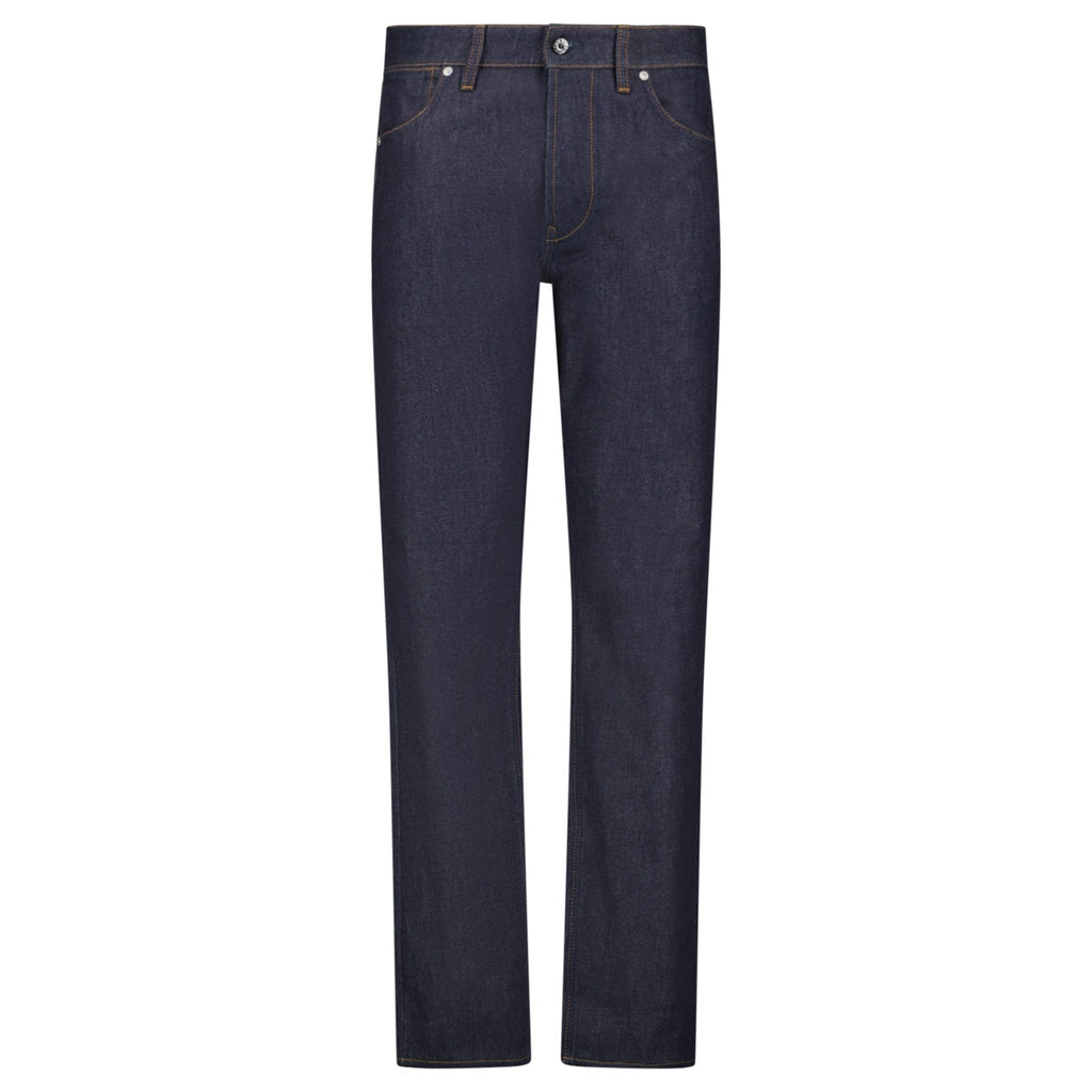 Stone Island Indigo Denim-Raw Jeans in Blue
