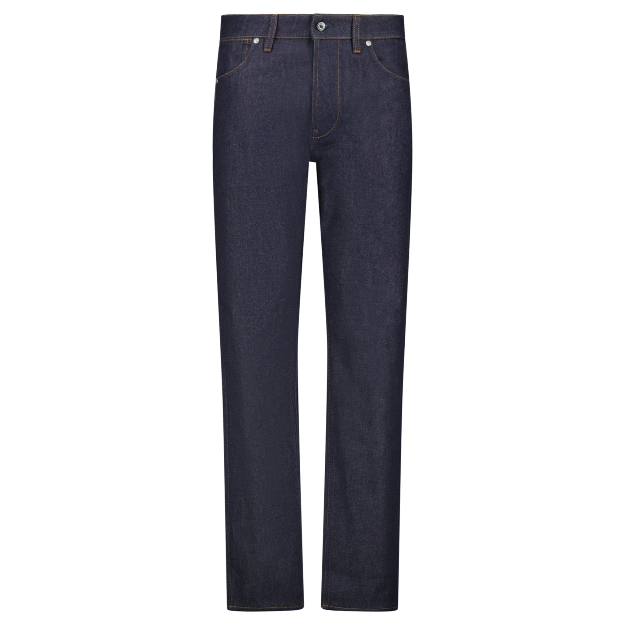 Stone Island Indigo Denim-Raw Jeans in Blue