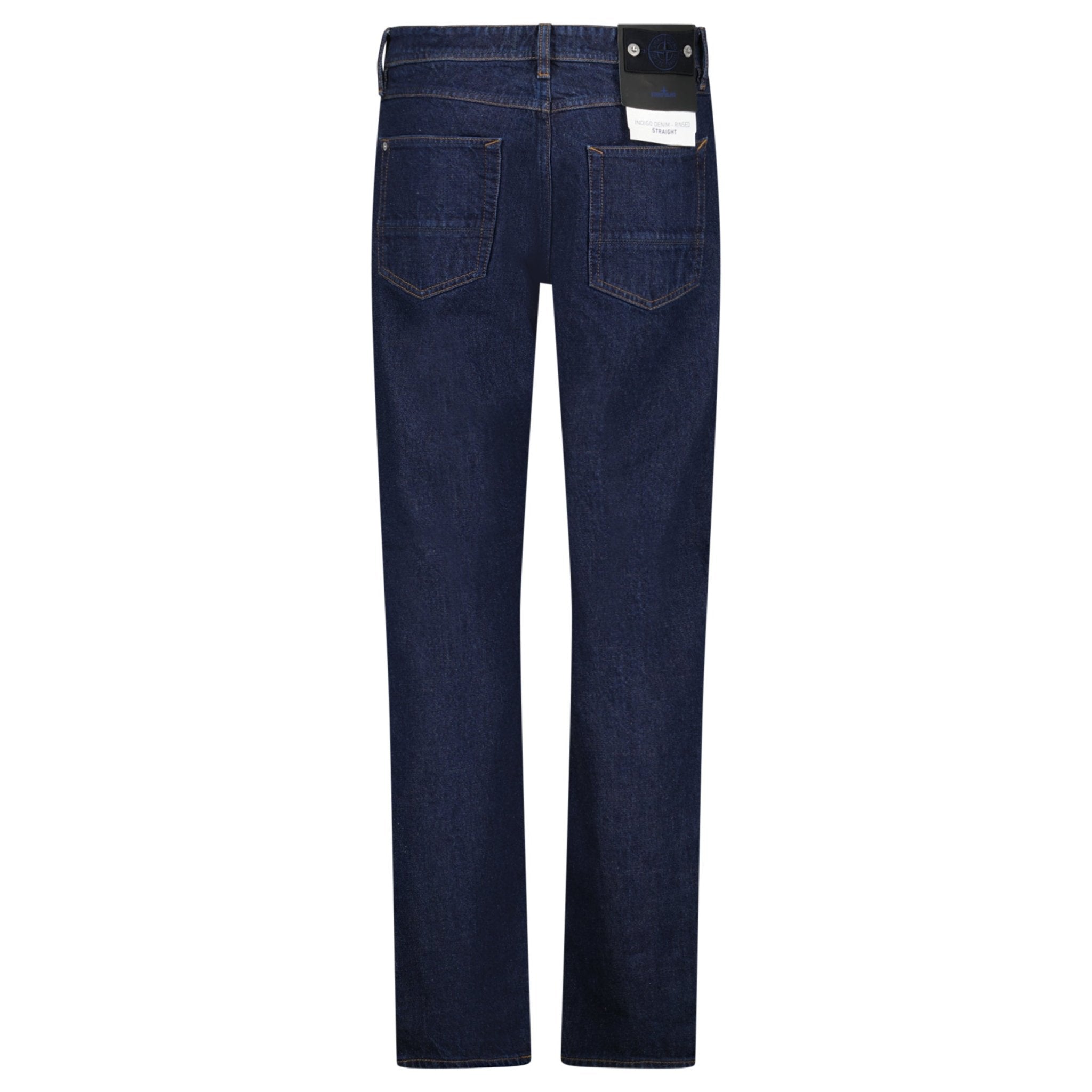 Stone Island Indigo Denim-Rinsed Jeans in Blue