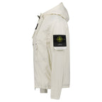 Stone Island Ivory Chest Pocket Hooded Jacket