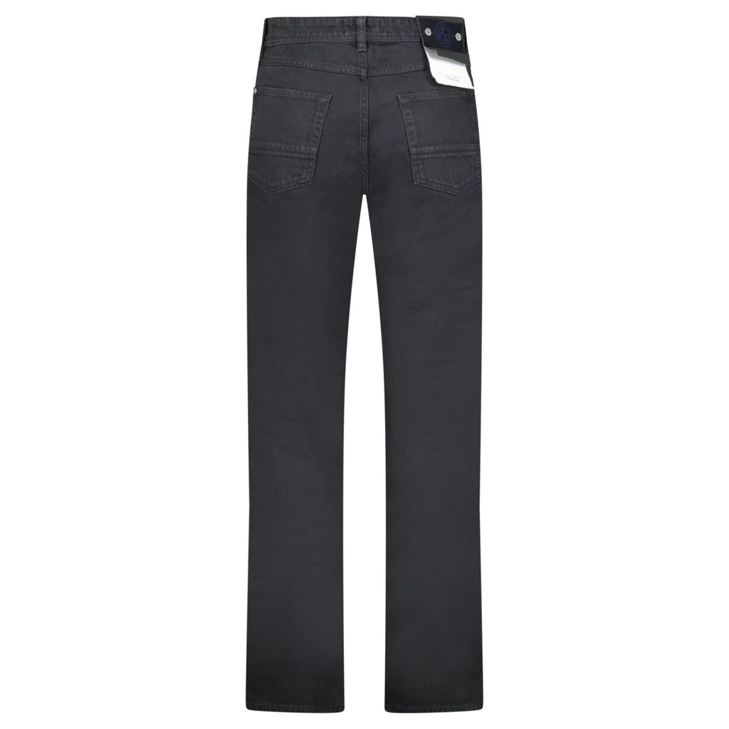 Stone Island Light Bull Denim-TC Five-Pocket Jeans in Black